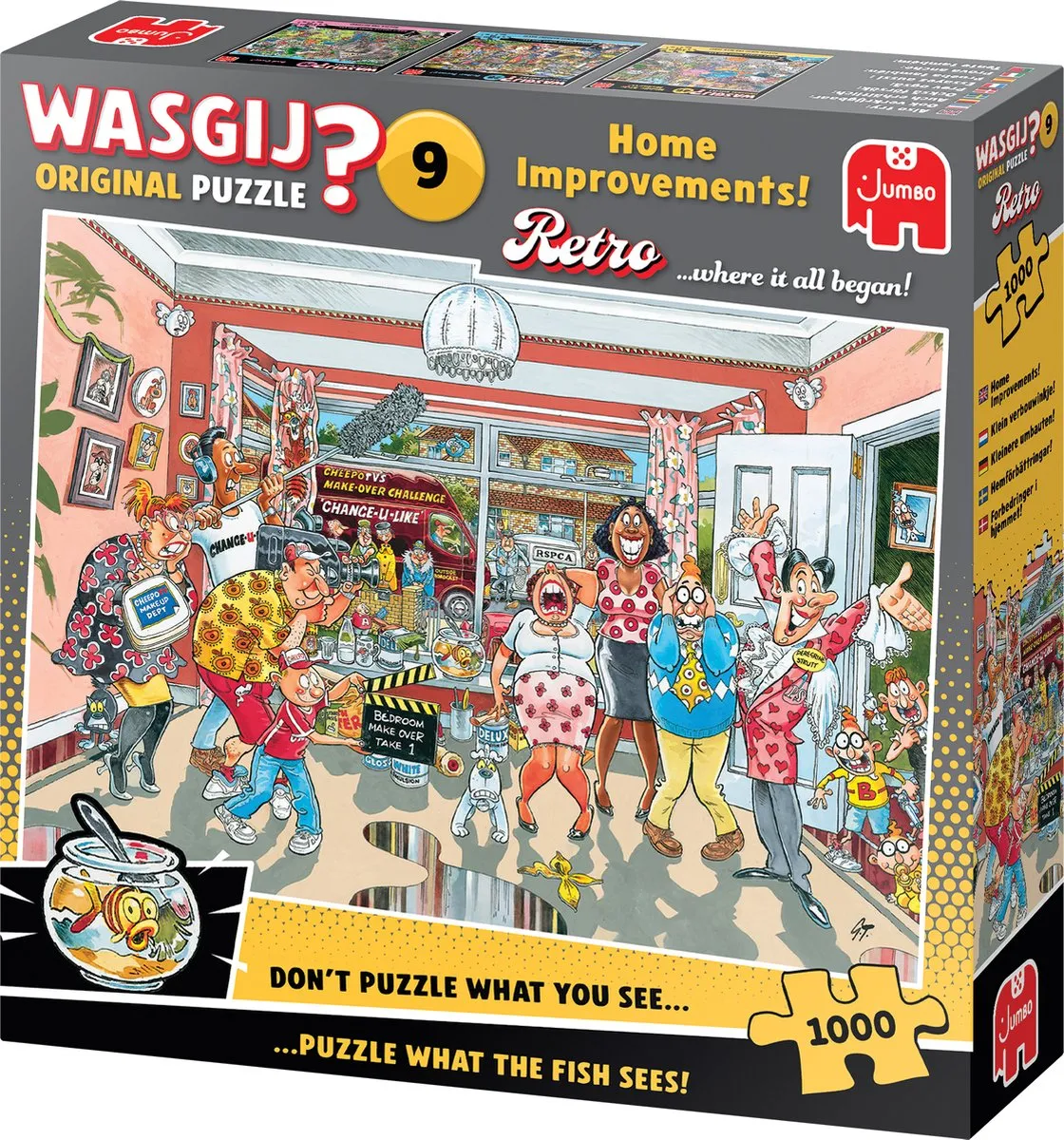 Wasgij Retro Original 9 Puzzel 1000 Stuks - Meerkleurig