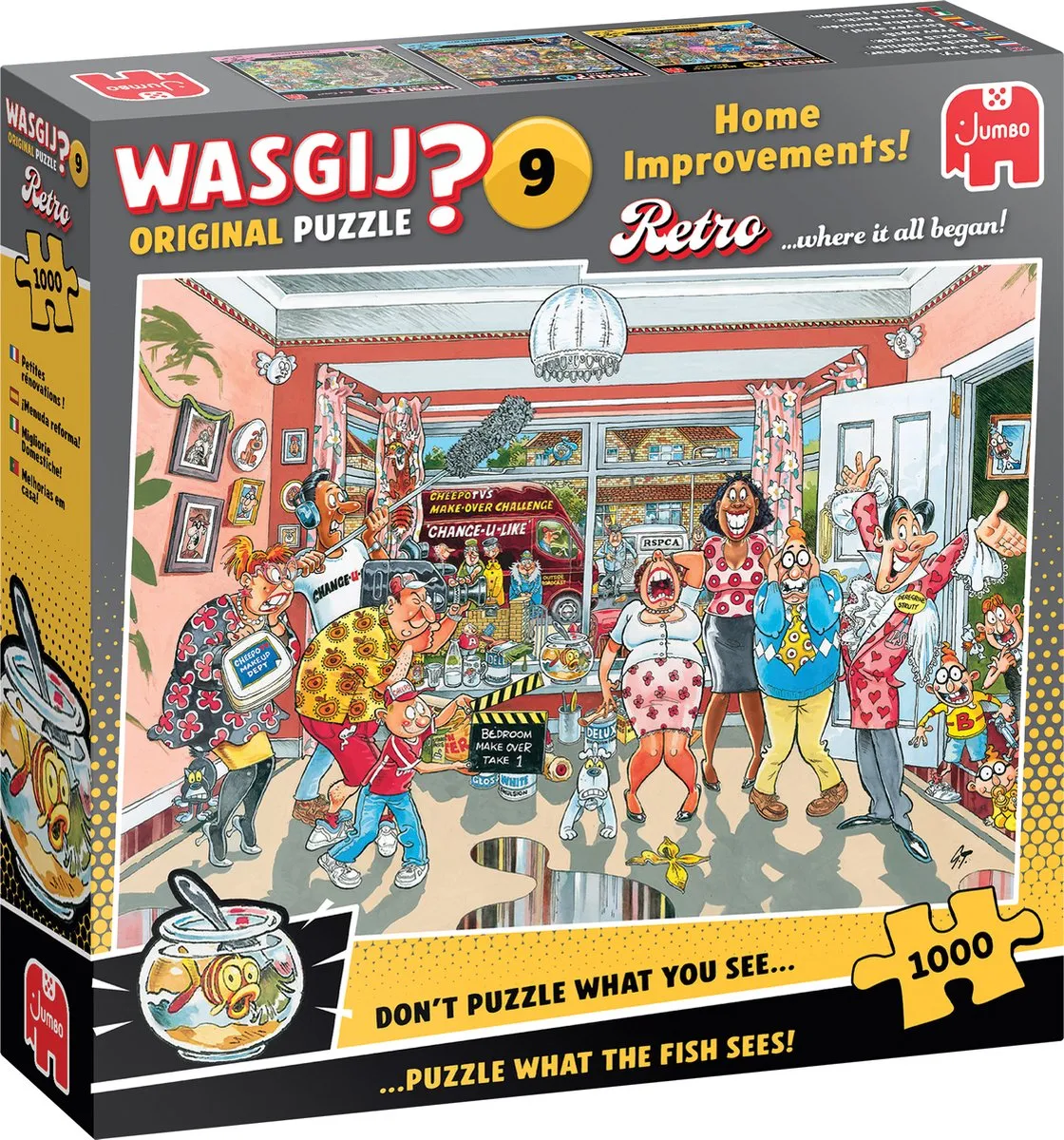 Wasgij Retro Original 9 Puzzel 1000 Stuks - Meerkleurig