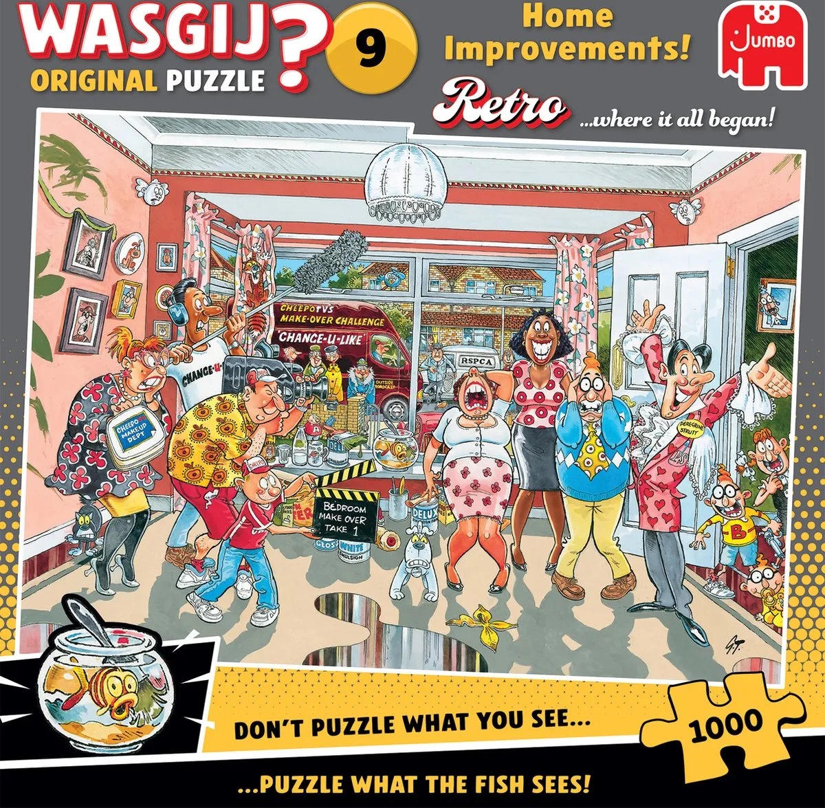 Wasgij Retro Original 9 Puzzel 1000 Stuks - Meerkleurig