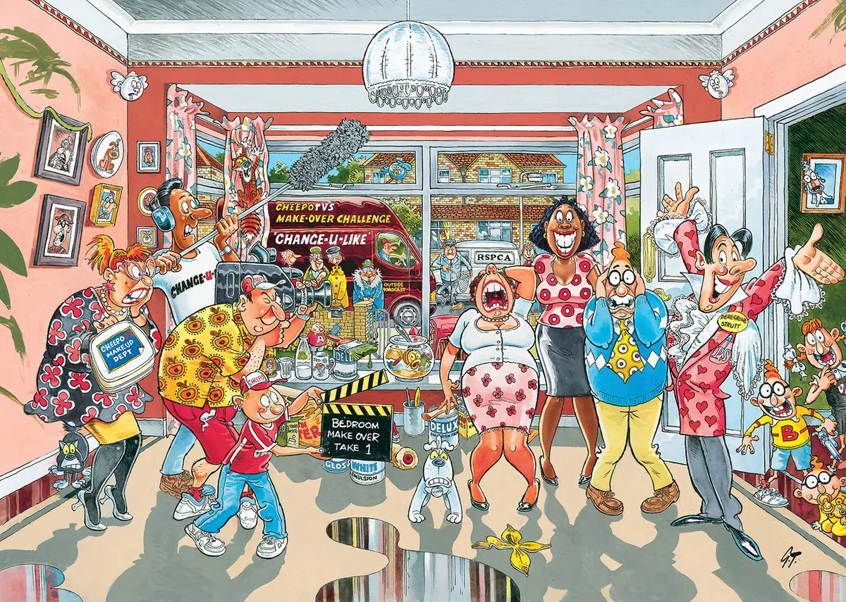 Wasgij Retro Original 9 Puzzel 1000 Stuks - Meerkleurig