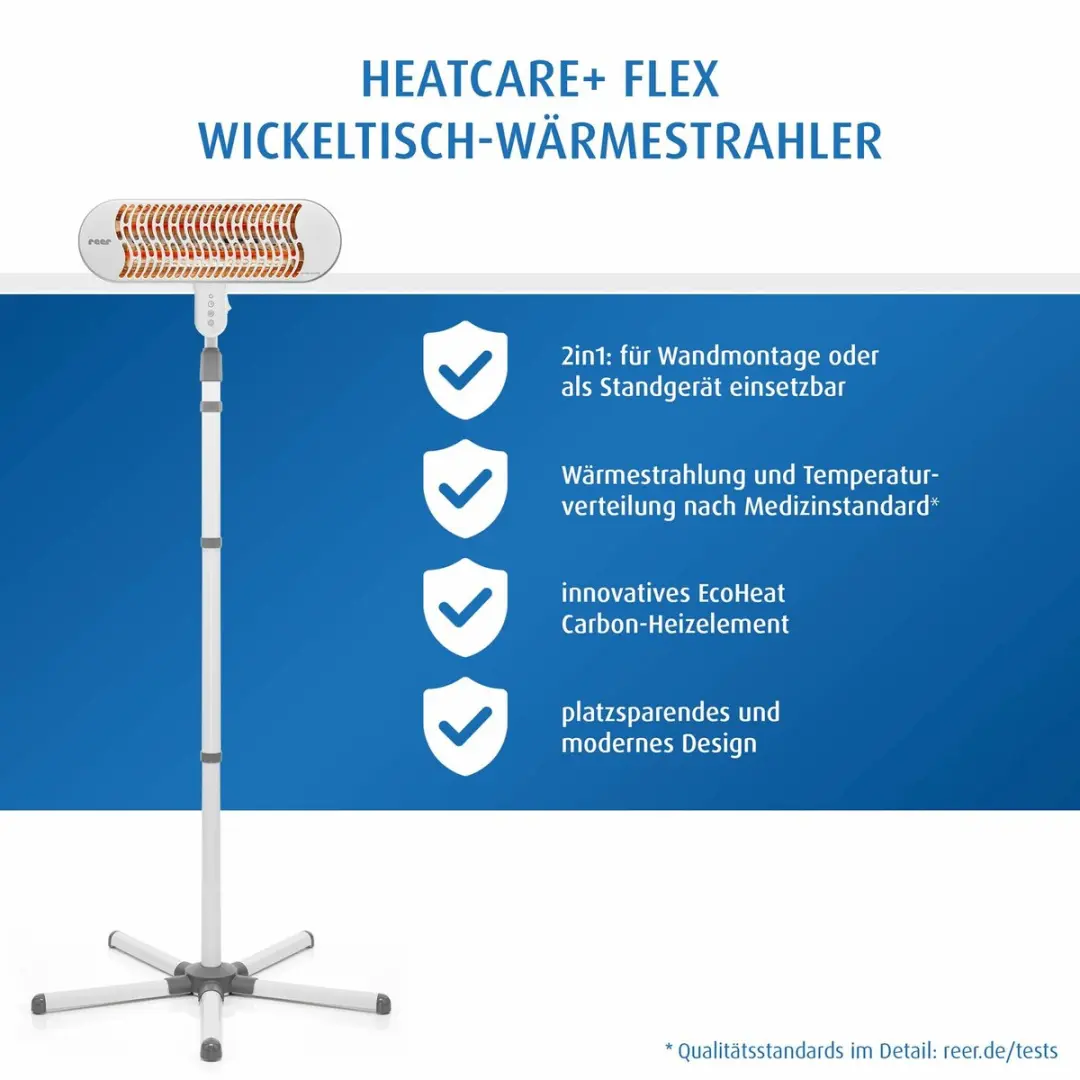 Reer HeatCare+ Flex 2in1 Commode Verwarmer - Wit