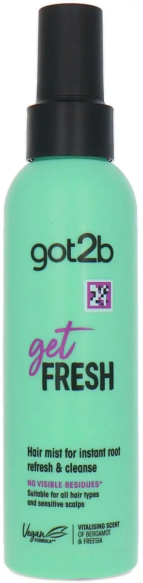 Schwarzkopf Got2b Get Fresh Hair Mist 150ml