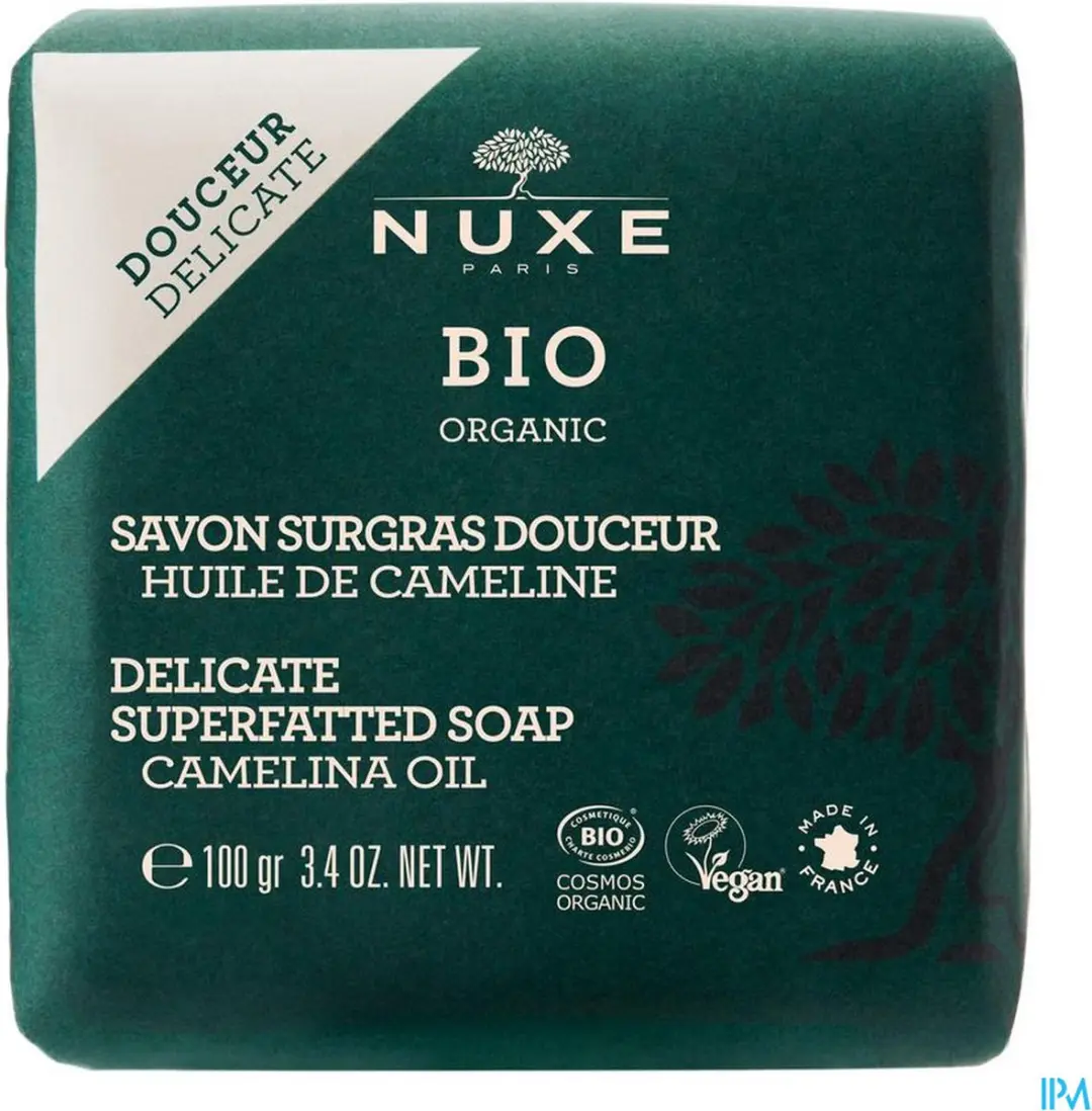 Nuxe Bio Overvette Zeep 100g - Mild Camelineolie