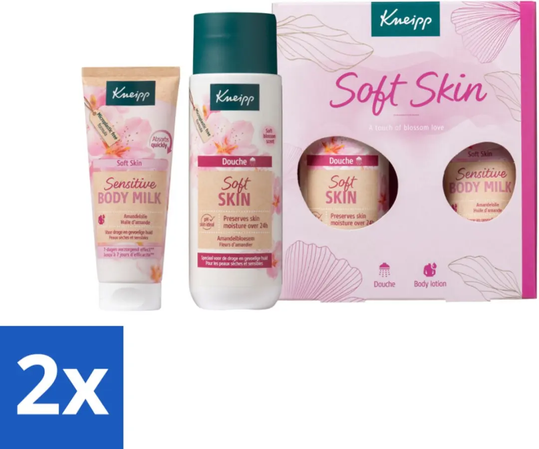 Kneipp Soft Skin Moments Geschenkset Douchegel 2x550ml