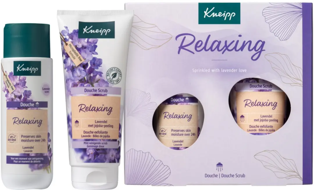 Kneipp Relaxing Favourites Geschenkset - 4 Douchegels 1600ml - Lavendel