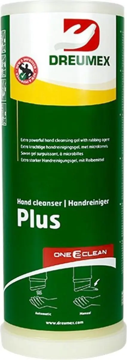 Dreumex Plus Zeep Geel O2C Cartridge 3L