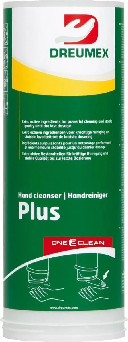Dreumex Plus Zeep Geel O2C Cartridge 3L