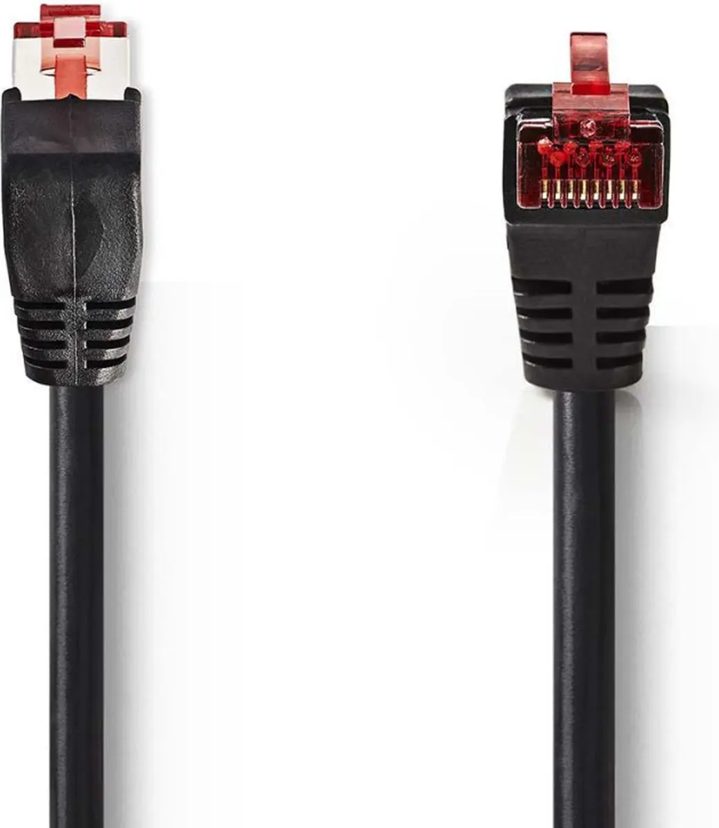 Nedis CAT6 Kabel 0.5m RJ45 - Zwart