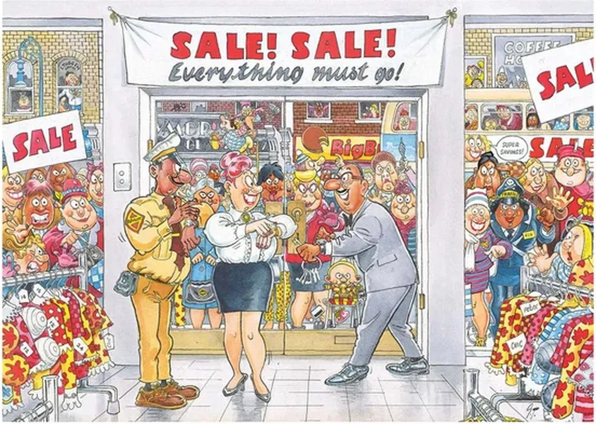 Wasgij Mystery Everything Must Go Puzzel 1000 Stuks - Meerkleurig - afbeelding 6 van 6