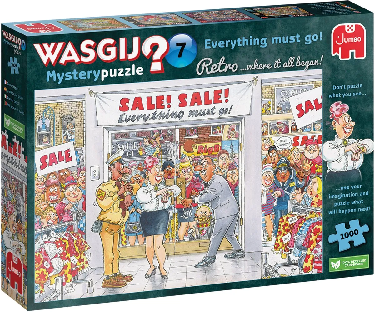 Wasgij Mystery Everything Must Go Puzzel 1000 Stuks - Meerkleurig