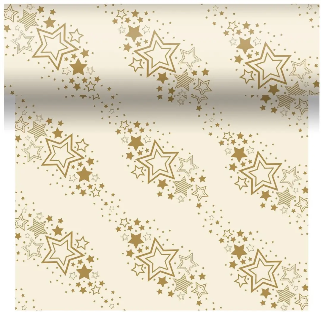 Duni Holiday Star Cream 40x480cm