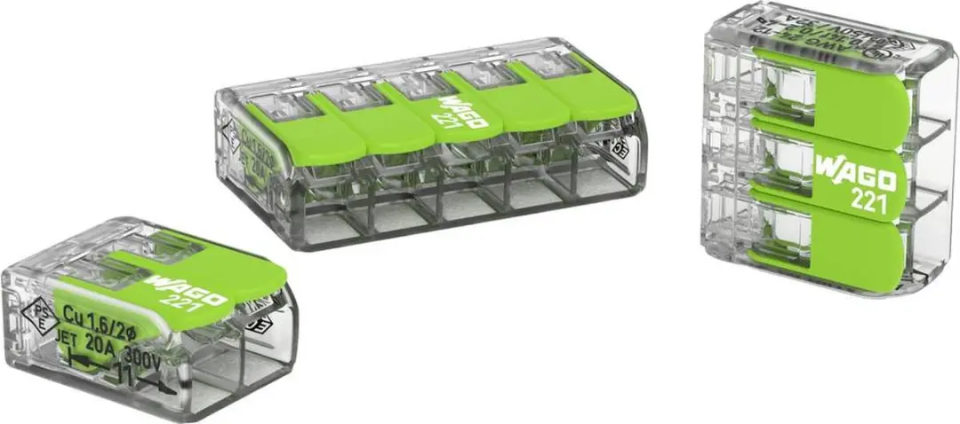 WAGO 221-425 Verbindingsklem 5-polig - 0.14-4 mm² - 25 Stuks - afbeelding 6 van 6
