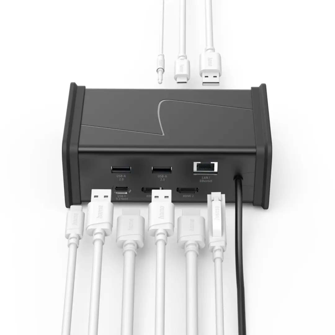 Hama Connect2Office USB-C Hub 00200150 - 2x HDMI, 2x USB-C, 2x USB 2.0