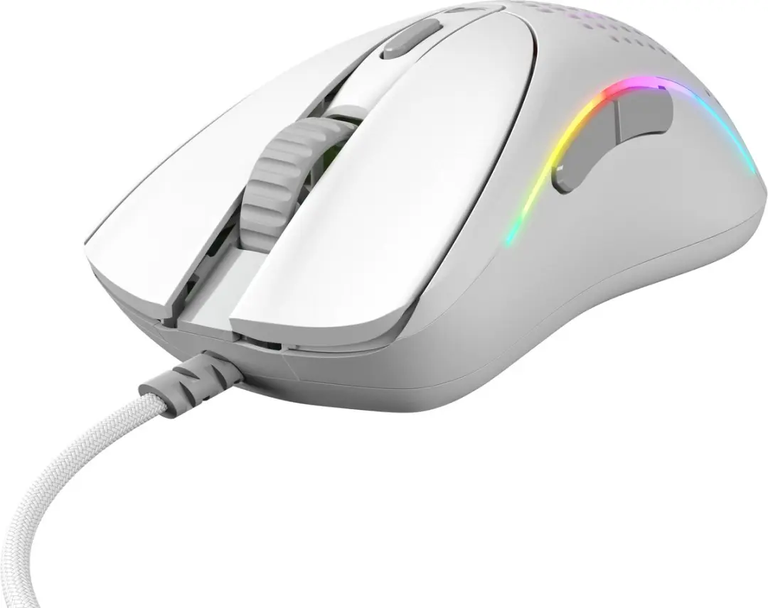 Glorious Gaming D2 GLO-MS-DV2-MW Gaming Muis - Wit - afbeelding 4 van 6