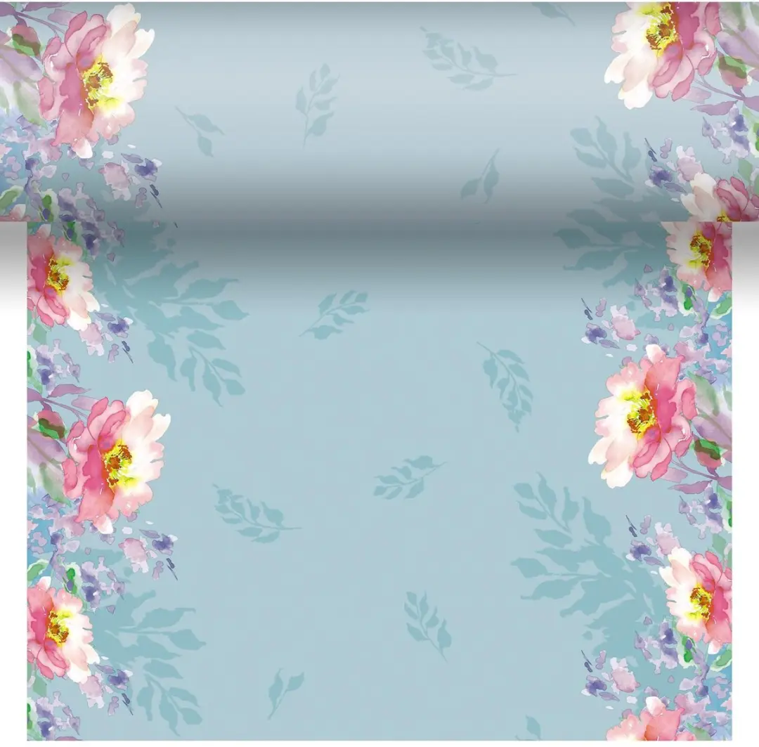 Duni Flowy Floral Tafelkleed 40x480cm