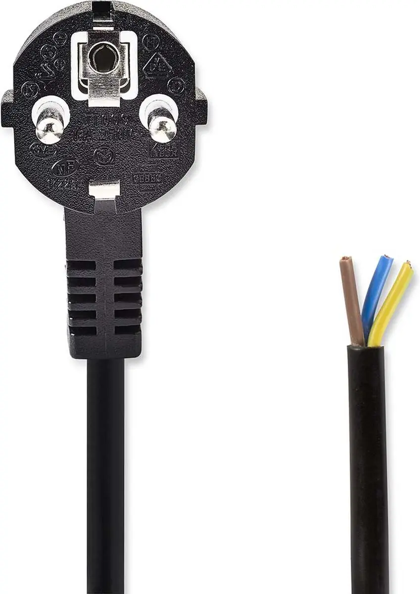 Nedis Stroomkabel Type F CEGL11918BK