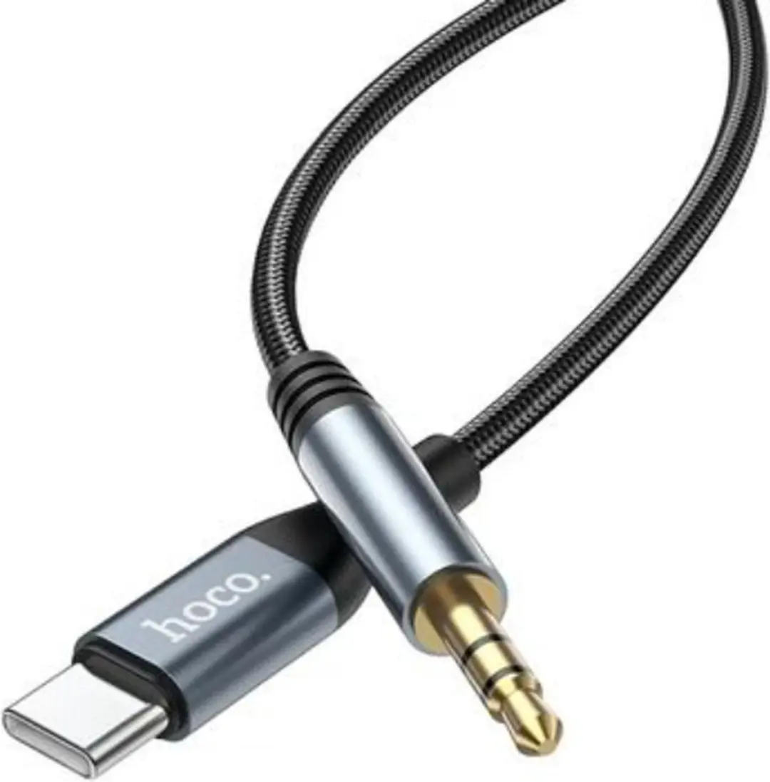 Hoco USB-C naar 3.5mm Jack Audio Kabel - 1m