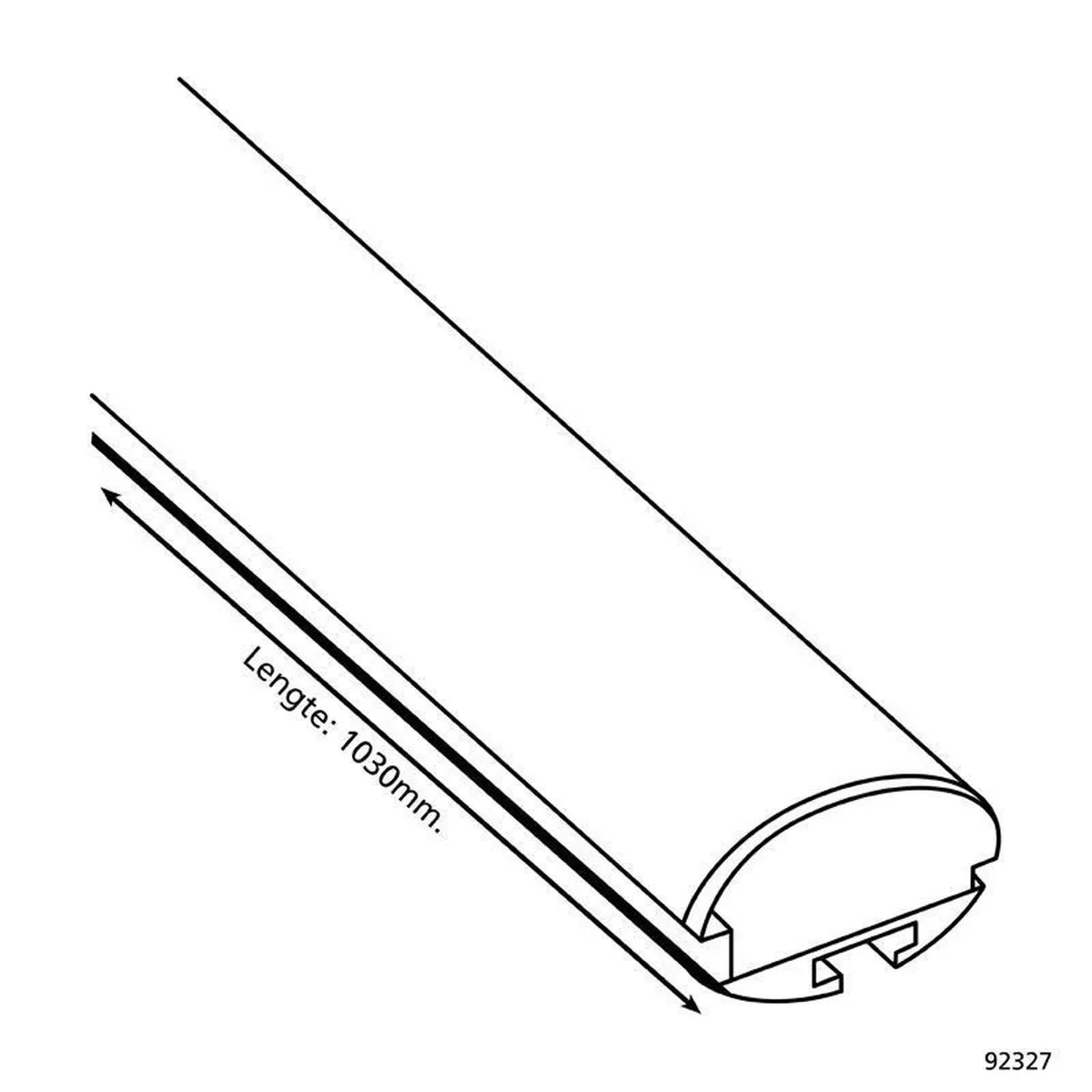 Eglo LED Stripes-module Pijp - Aluminium/Wit