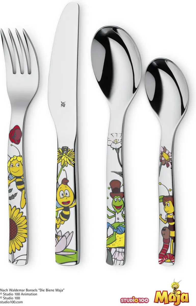 WMF Kids Maja de Bij Kinderbestekset 4-delig