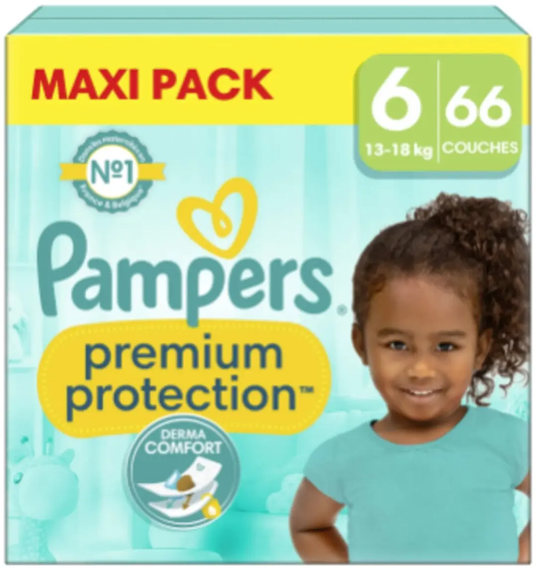 Pampers Premium Protection Maat 6 Luiers - 66 Stuks