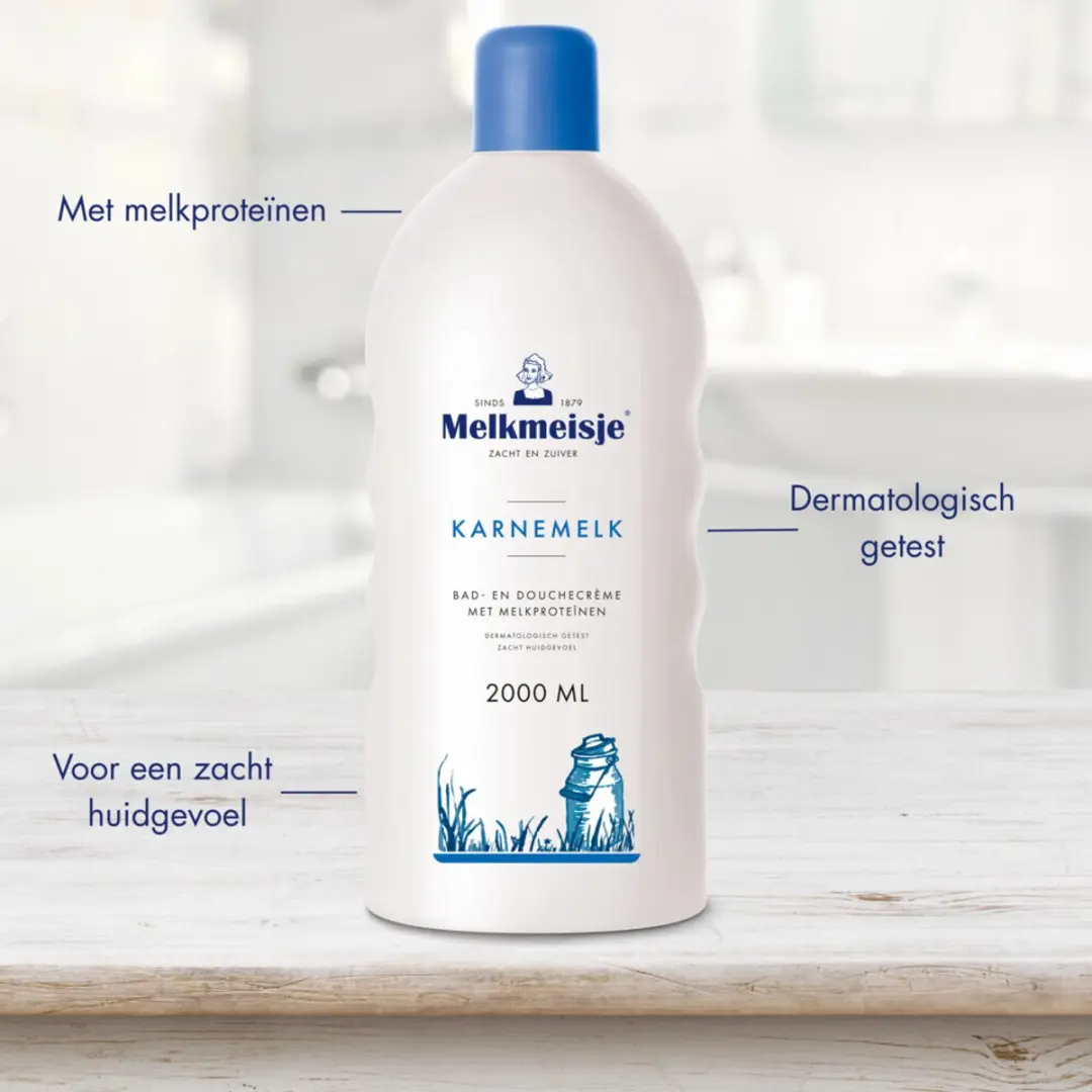 Melkmeisje Karnemelk Badschuim 2000ml - 20 Stuks