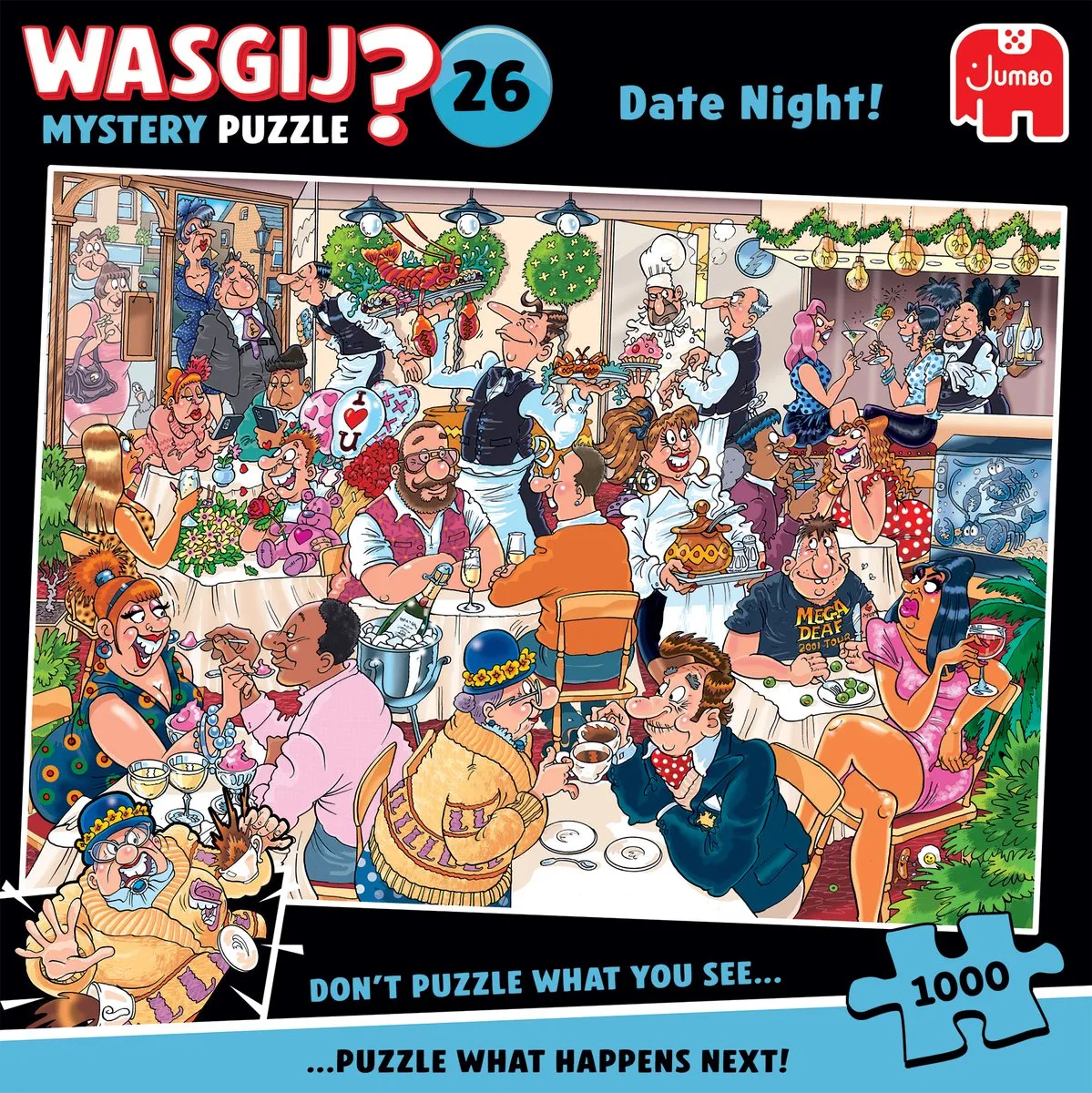 Wasgij Mystery 26 Date Night Legpuzzel - 1000 Stuks