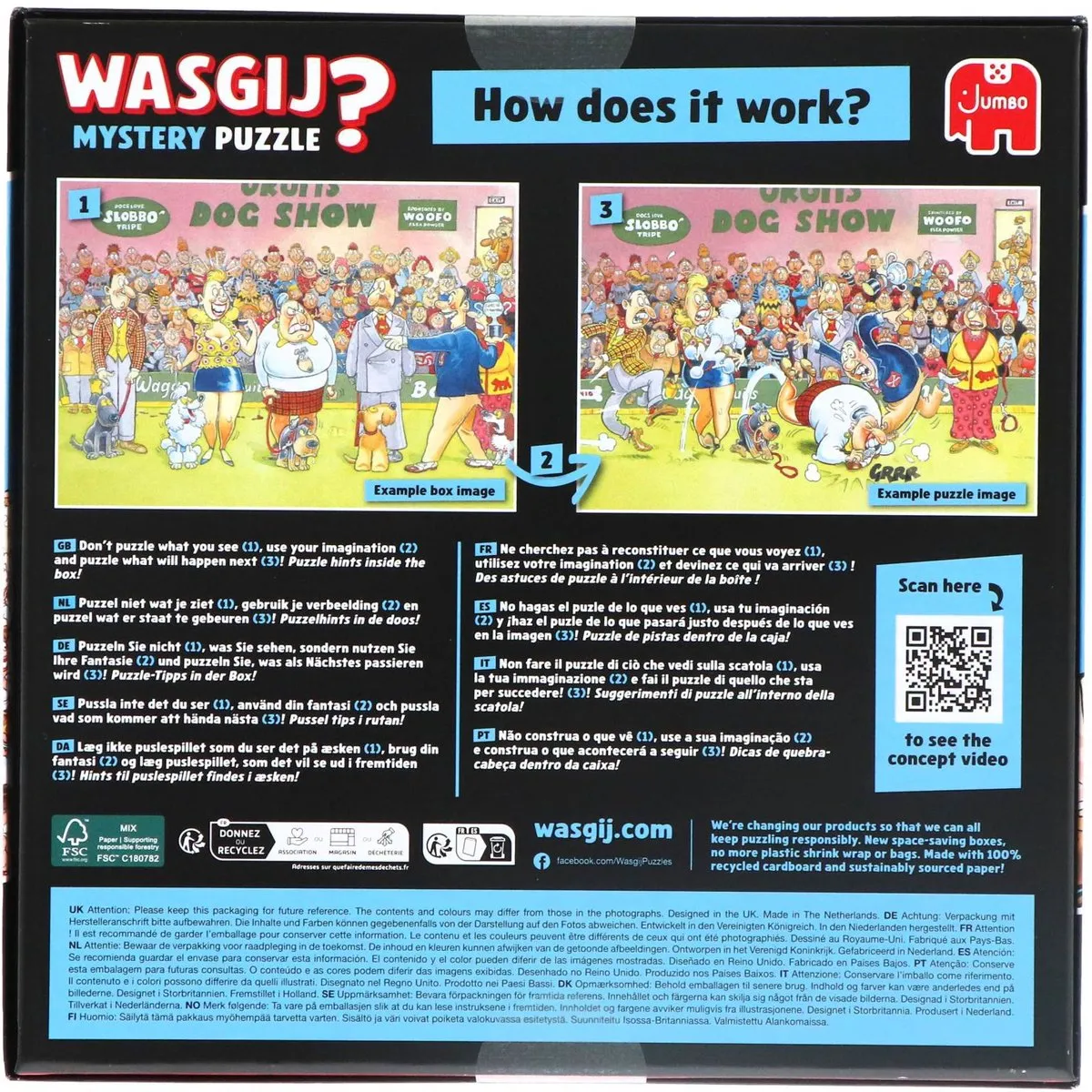Wasgij Mystery 26 Date Night Legpuzzel - 1000 Stuks - afbeelding 6 van 6