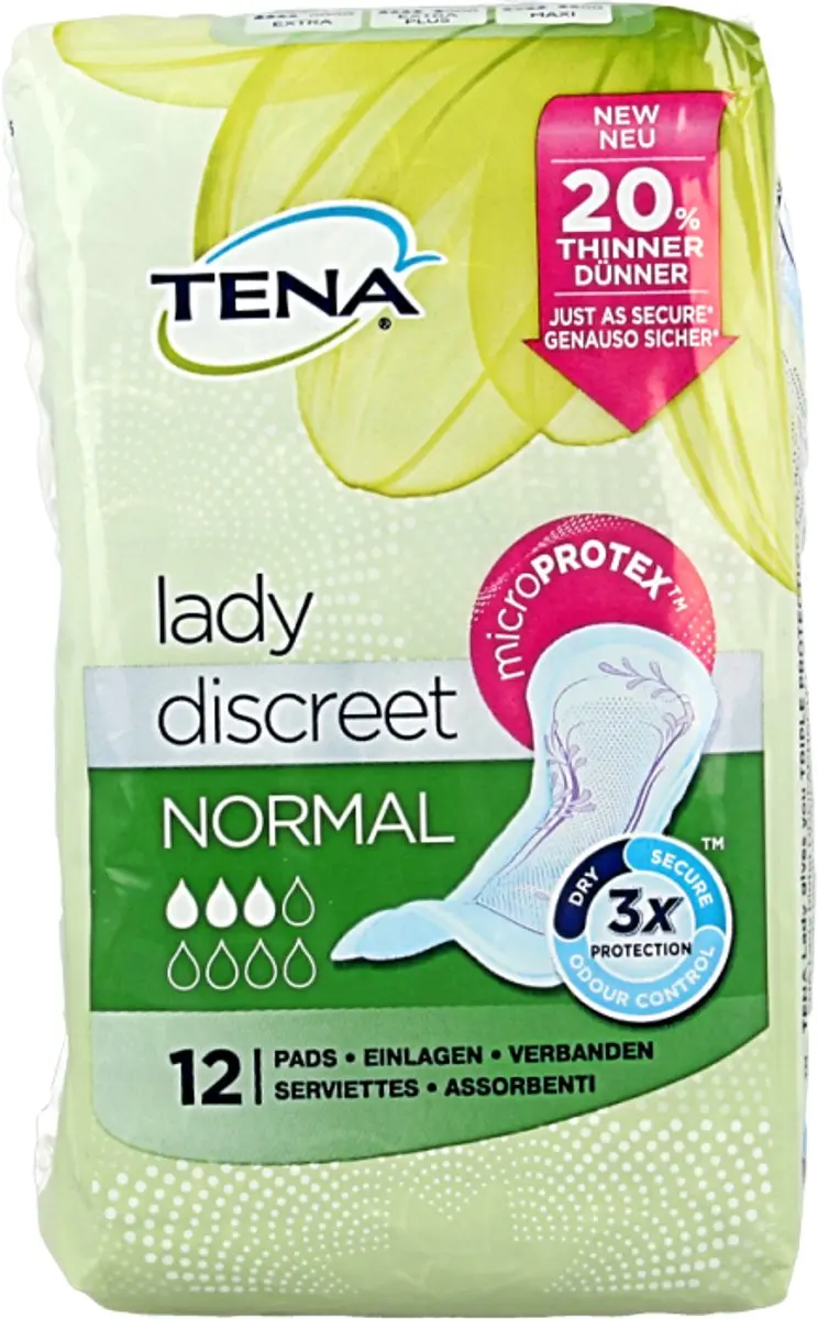 TENA Discreet Normal - 72 Stuks