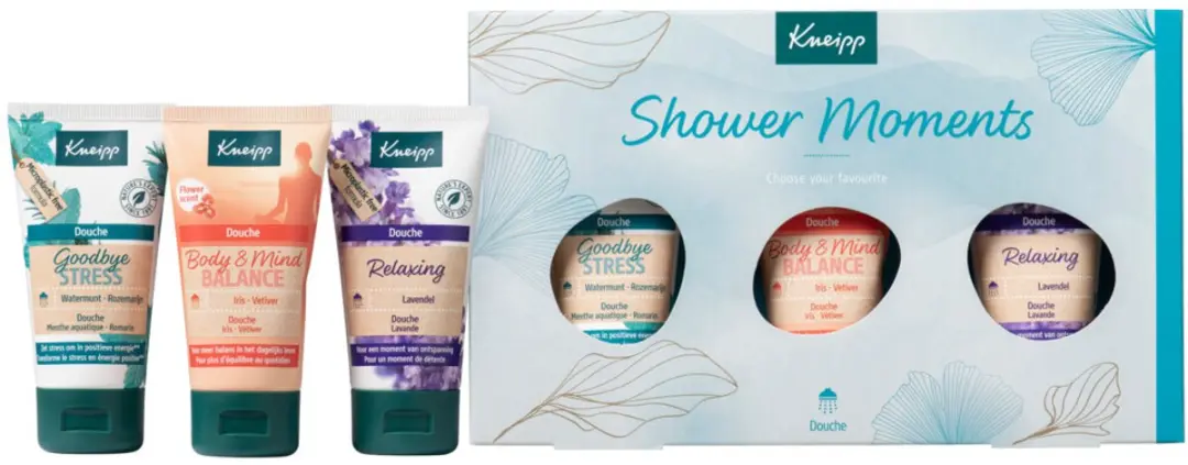 Kneipp Shower Moments Geschenkset - 2x60ml Douchegel