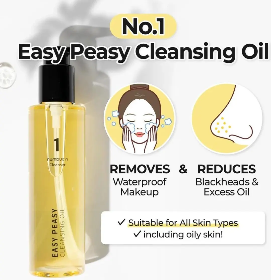 Numbuzin No.1 Easy Peasy Cleansing Oil 200ml