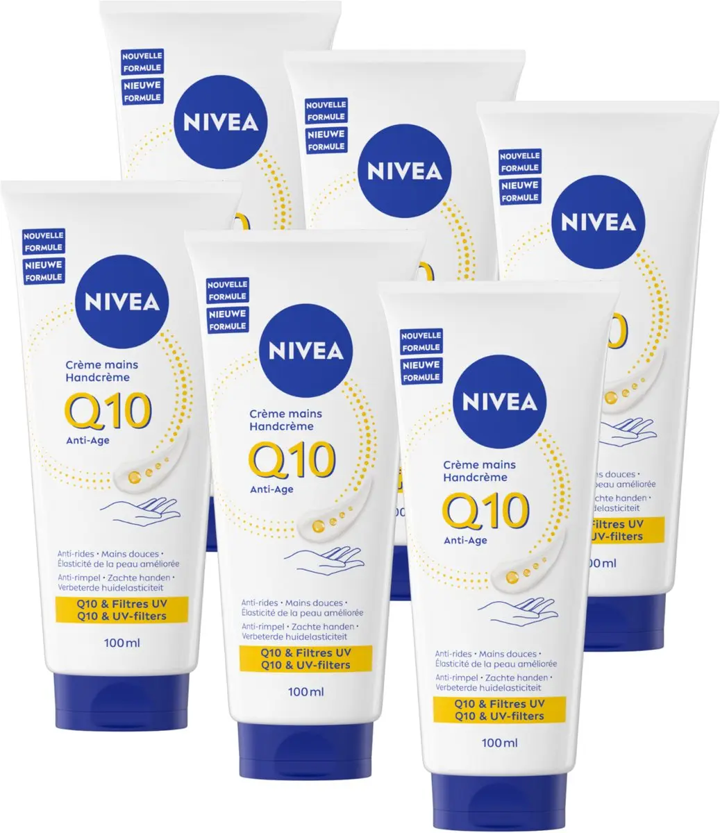 NIVEA Q10 Anti-Age Handcrème 100ml - 6 Stuks