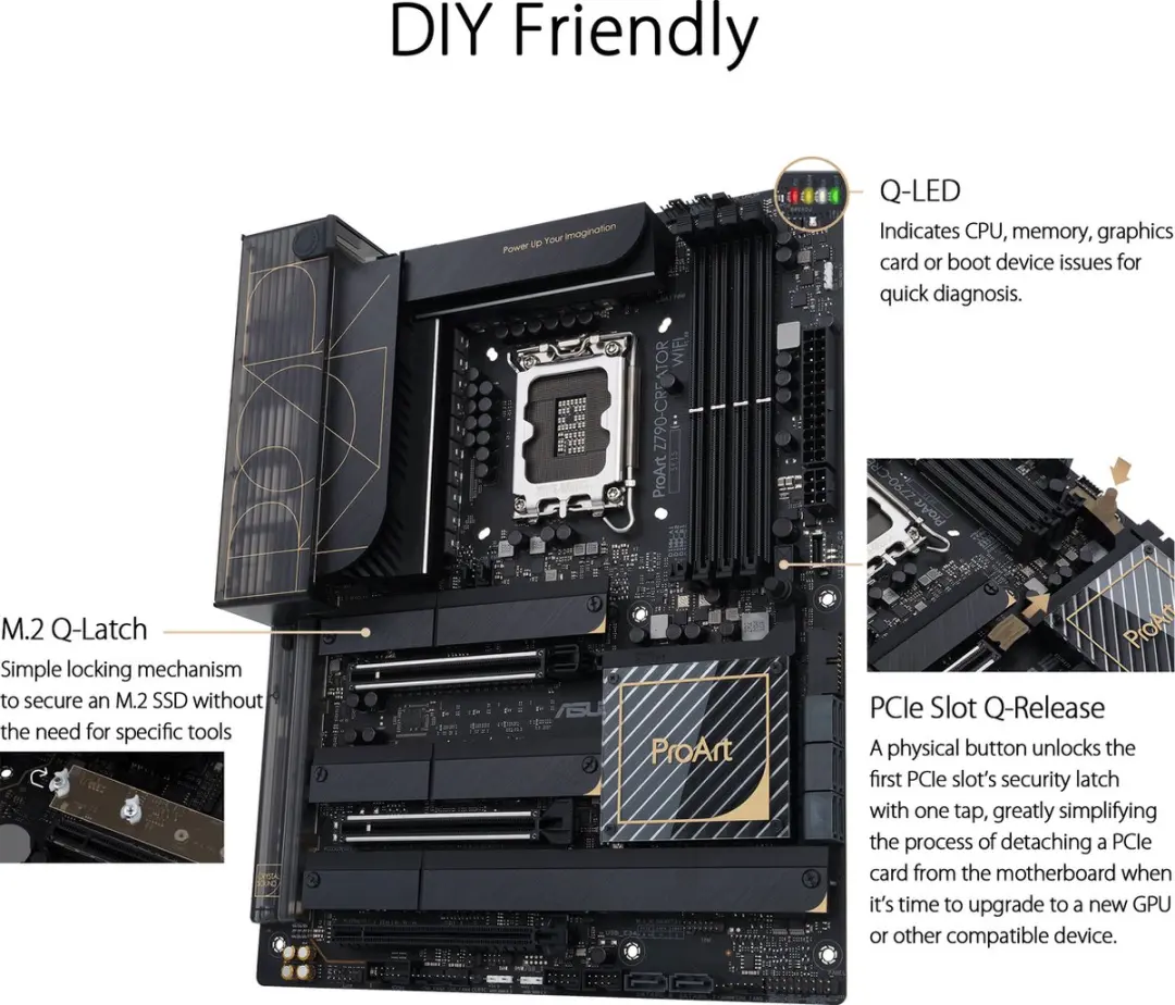 ASUS ProArt Z790-CREATOR WIFI Moederbord - ATX