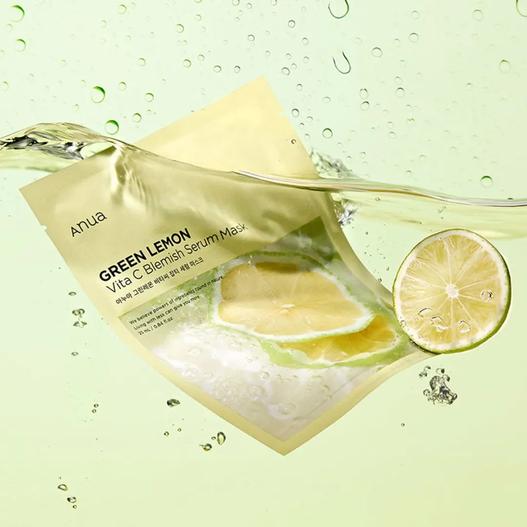 Anua Green Lemon Vita C Blemish Serum Mask 25ml