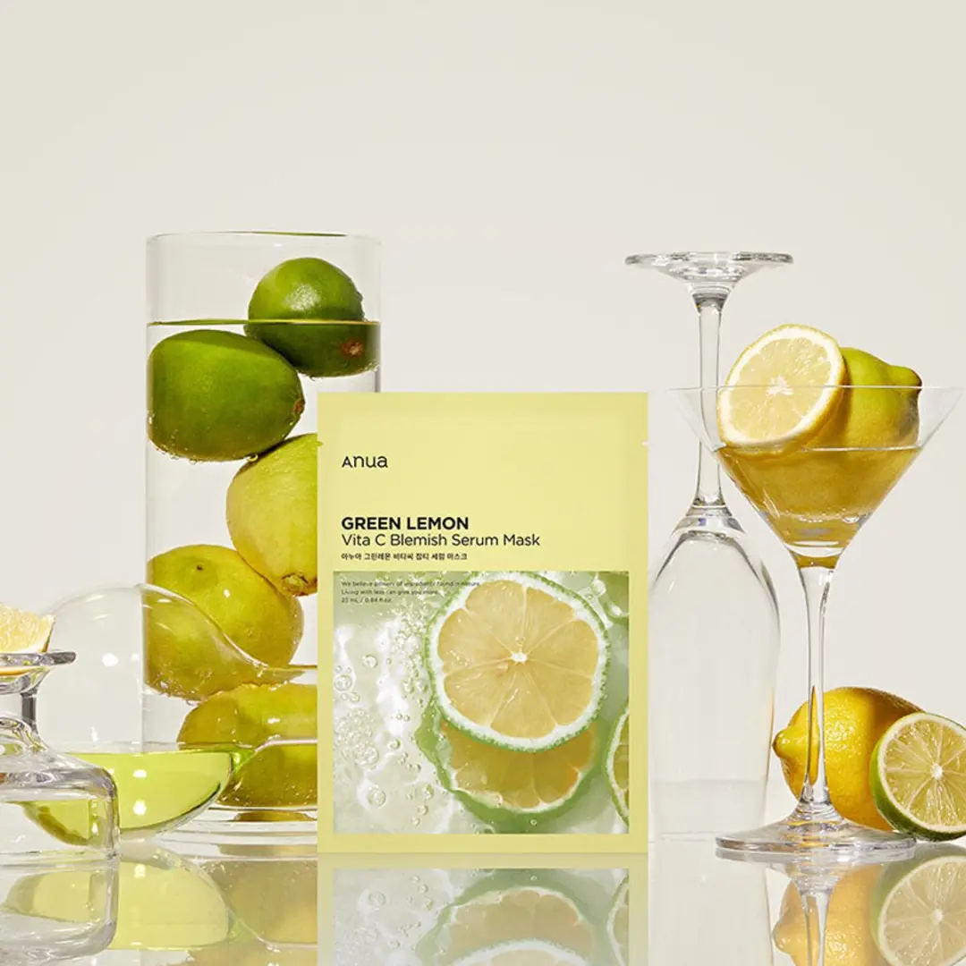Anua Green Lemon Vita C Blemish Serum Mask 25ml - afbeelding 6 van 6