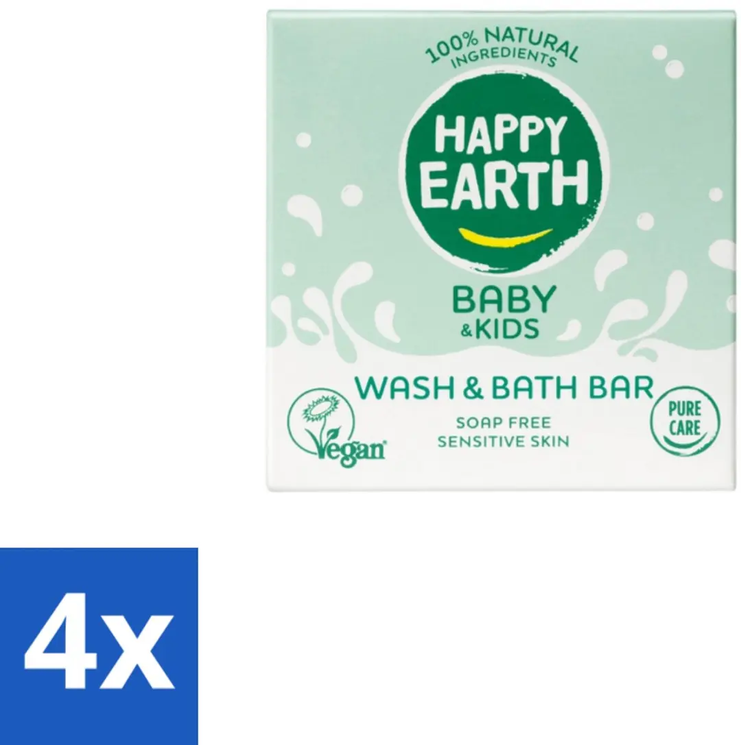 Happy Earth Wash & Bath Bar Baby & Kids
