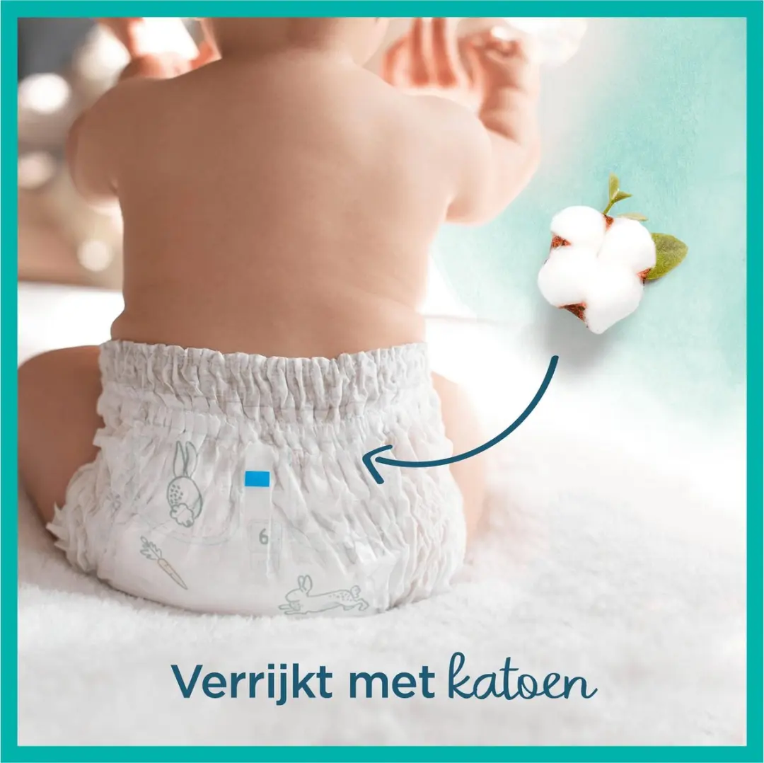 Pampers Harmonie Pure Nappy Pants Maat 4 - 116 Stuks
