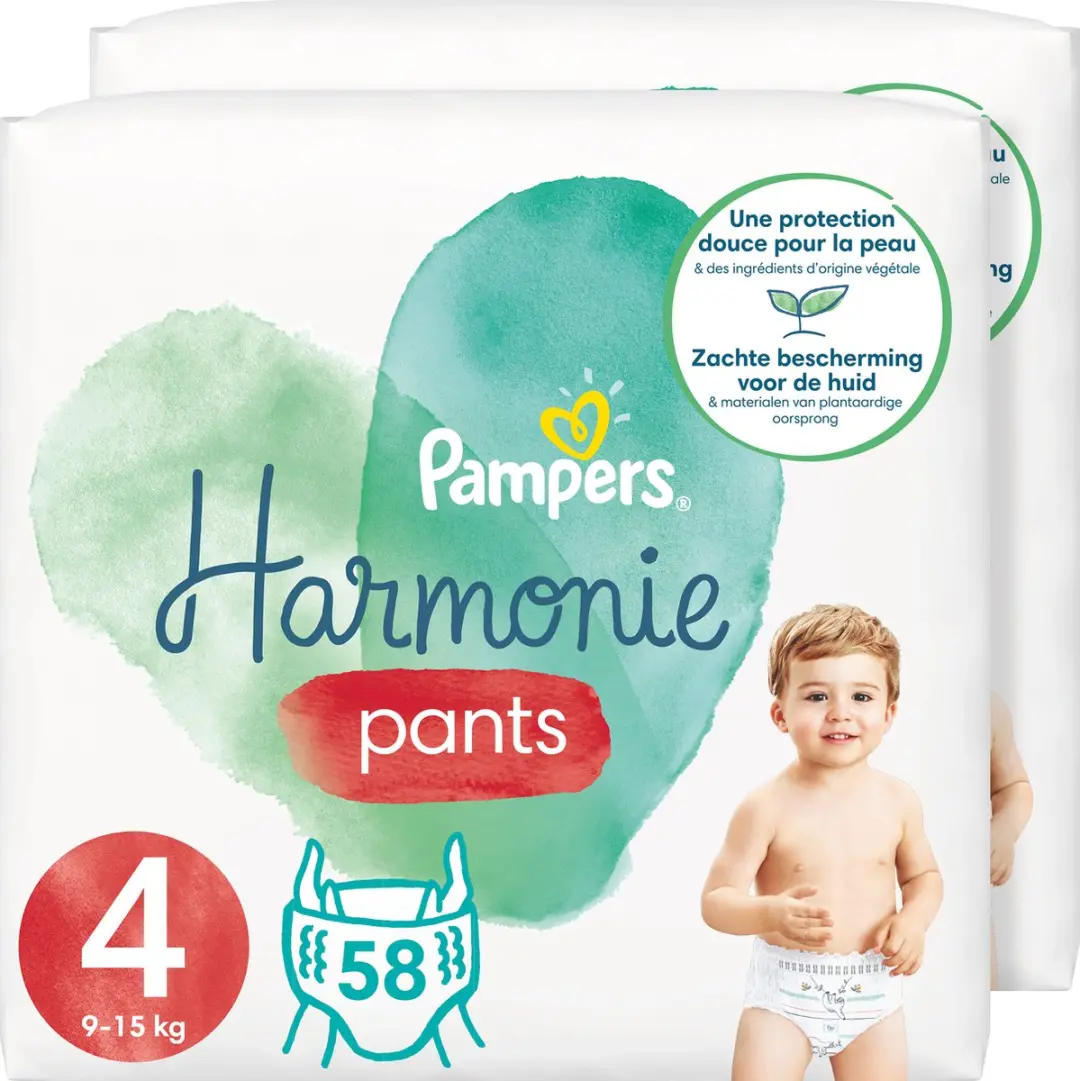 Pampers Harmonie Pure Nappy Pants Maat 4