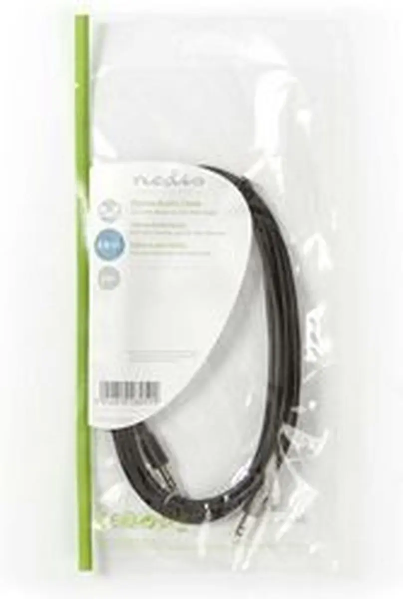 Nedis Stereo-Audiokabel 3,5mm - 2m - Zwart
