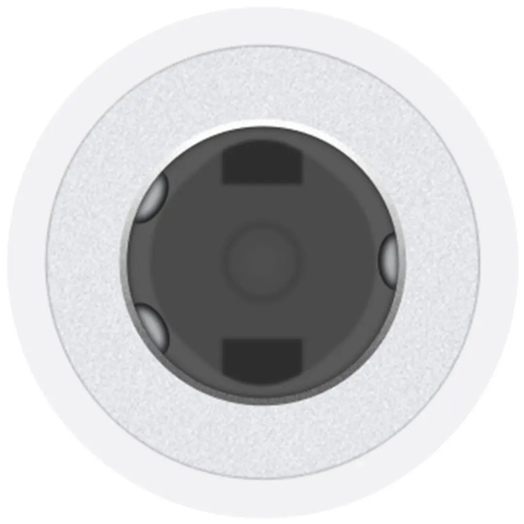 Apple MU7E2AM/A USB-C naar 3,5mm Jack Adapter - Wit