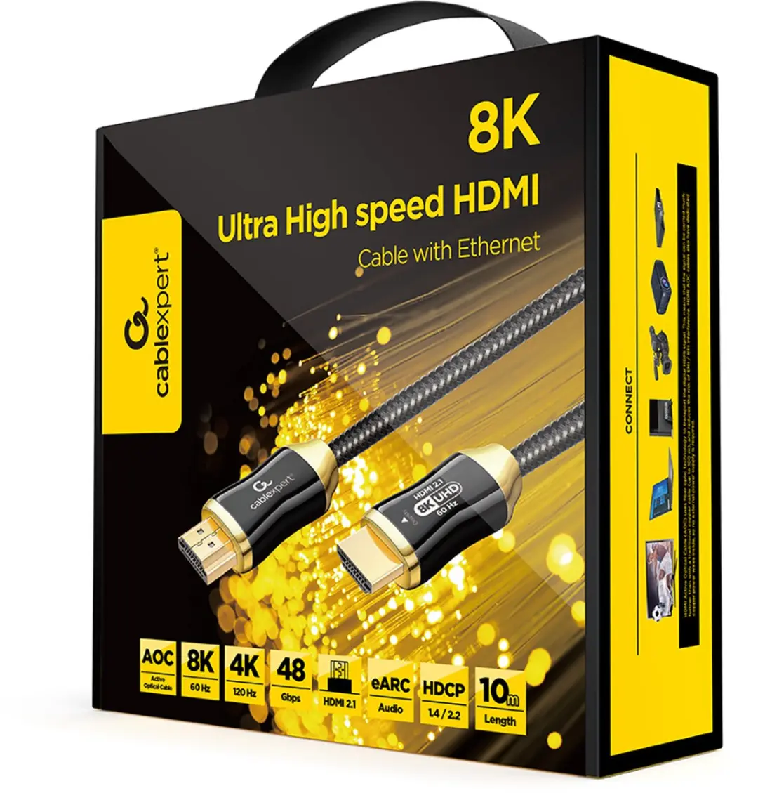 Cablexpert HDMI Active Optical Kabel 8K 60Hz - 10m - Zwart