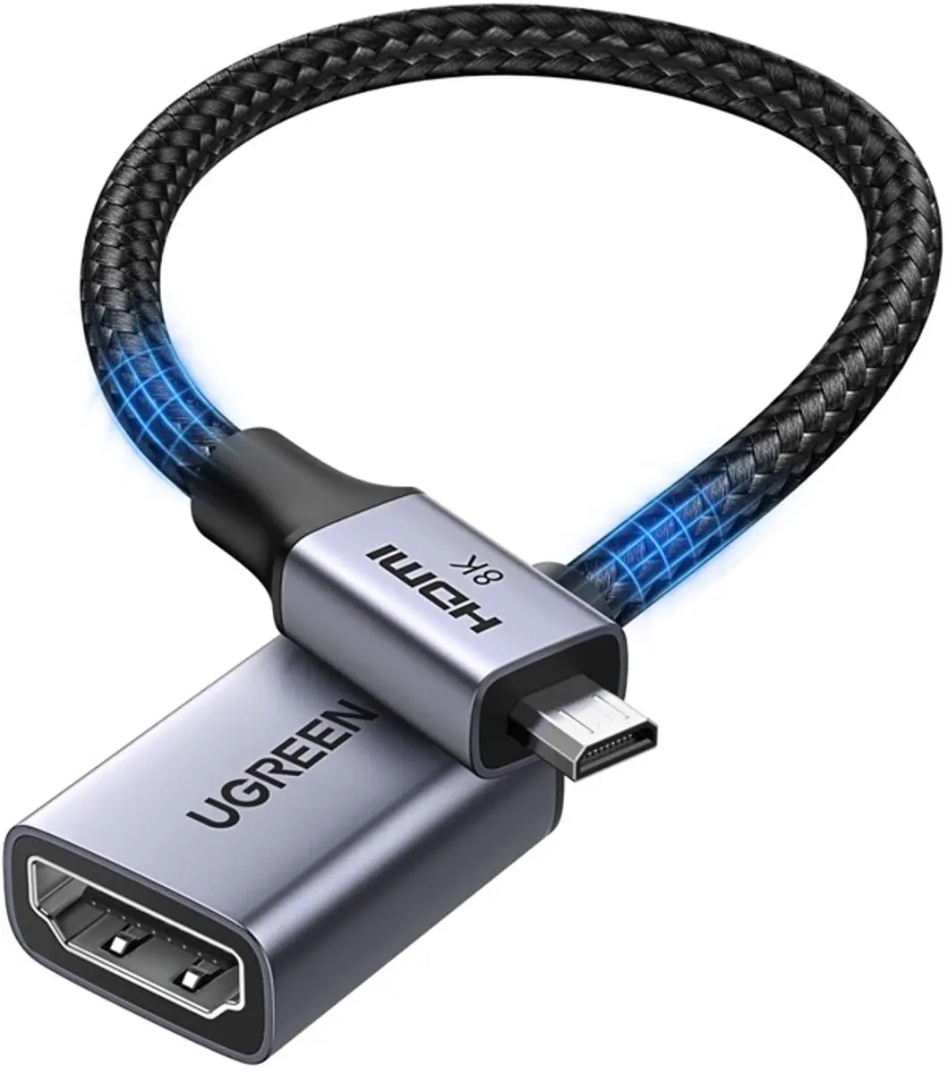 Ugreen Micro HDMI naar HDMI Kabel 8K 60Hz