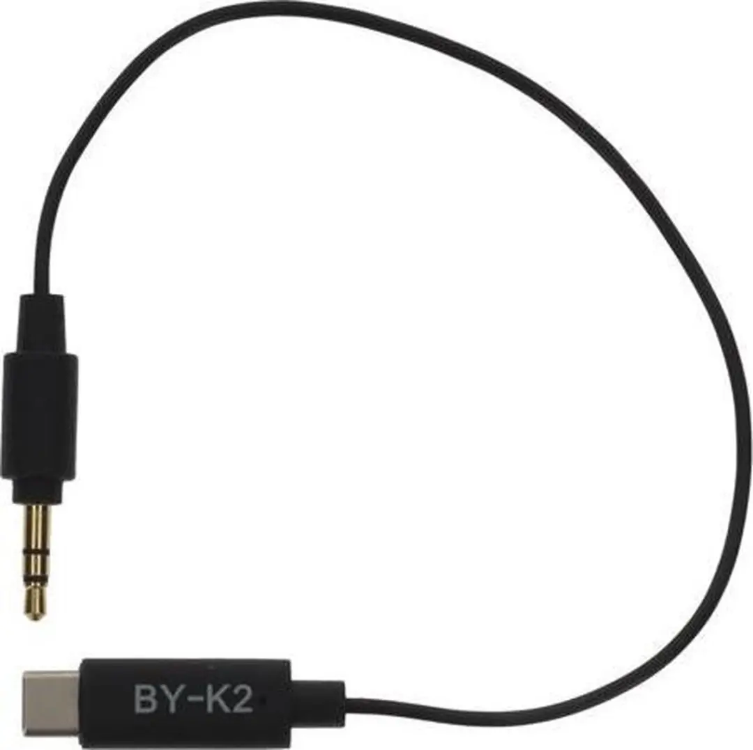 Boya BY-K2 Universele Adapter 3,5mm TRS naar USB-C