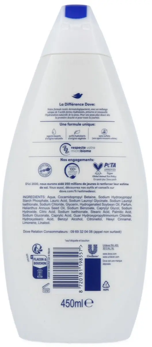 Dove Deeply Nourishing Douchegel 450ml