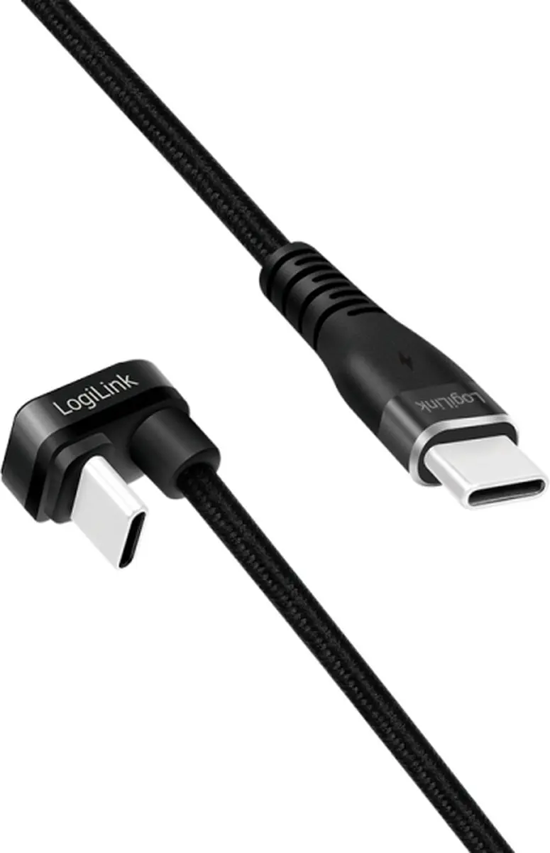 Logilink USB 2.0 USB-C Kabel CU0191 - 2m - Zwart