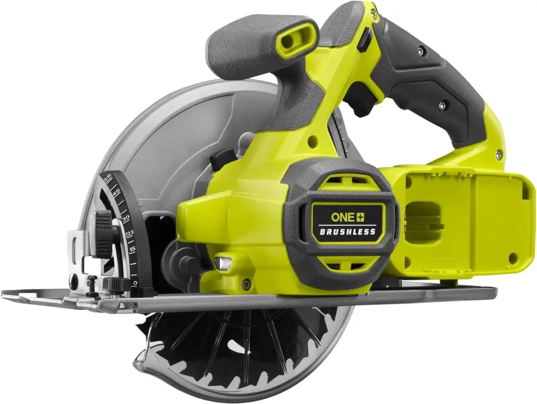 Ryobi 18V ONE+ RCS18BL-0 Borstelloze Cirkelzaag 184mm - Geel/Grijs/Zwart