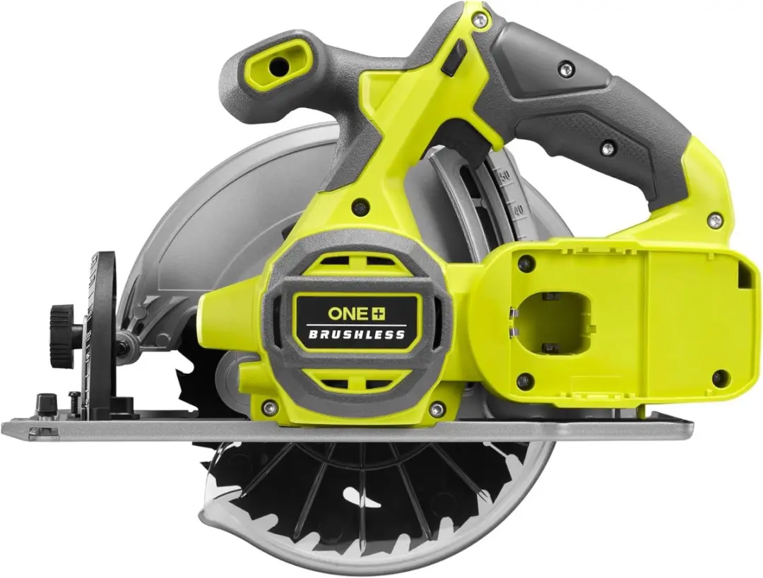 Ryobi 18V ONE+ RCS18BL-0 Borstelloze Cirkelzaag 184mm - Geel/Grijs/Zwart