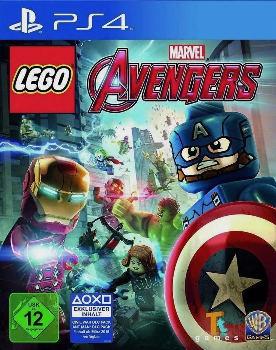 LEGO Avengers PS4 - Duitstalige Hoes