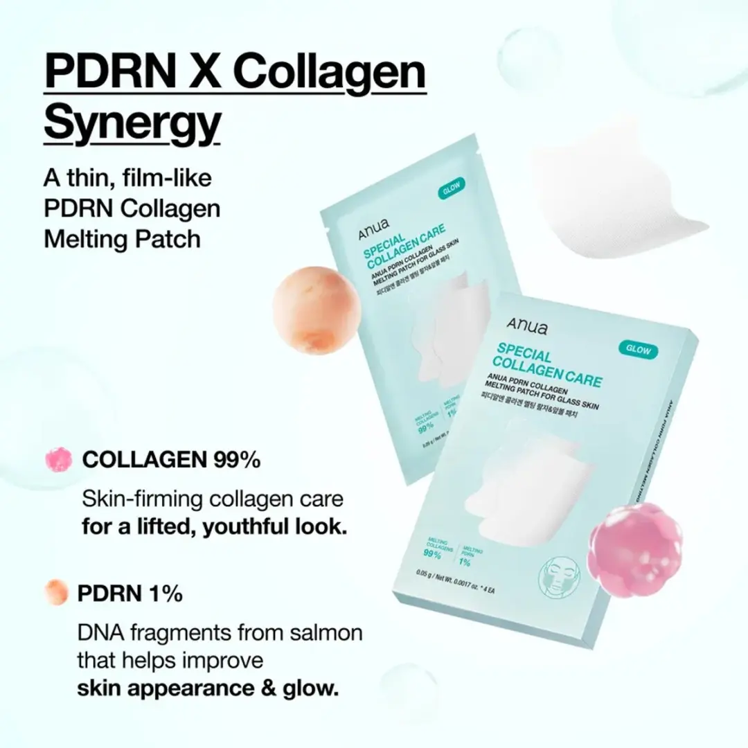 Anua PDRN Collagen Melting Patch - 4 Stuks