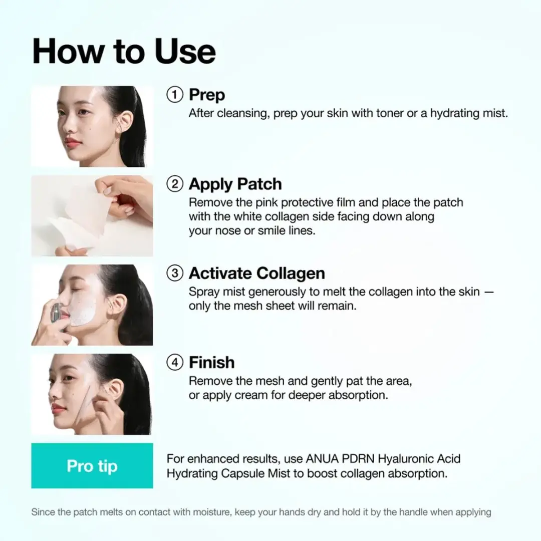 Anua PDRN Collagen Melting Patch - 4 Stuks - afbeelding 6 van 6