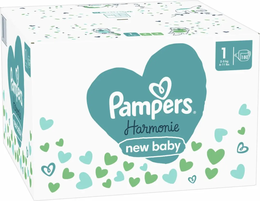 Pampers Harmonie Maat 1 Luier - 105 Stuks